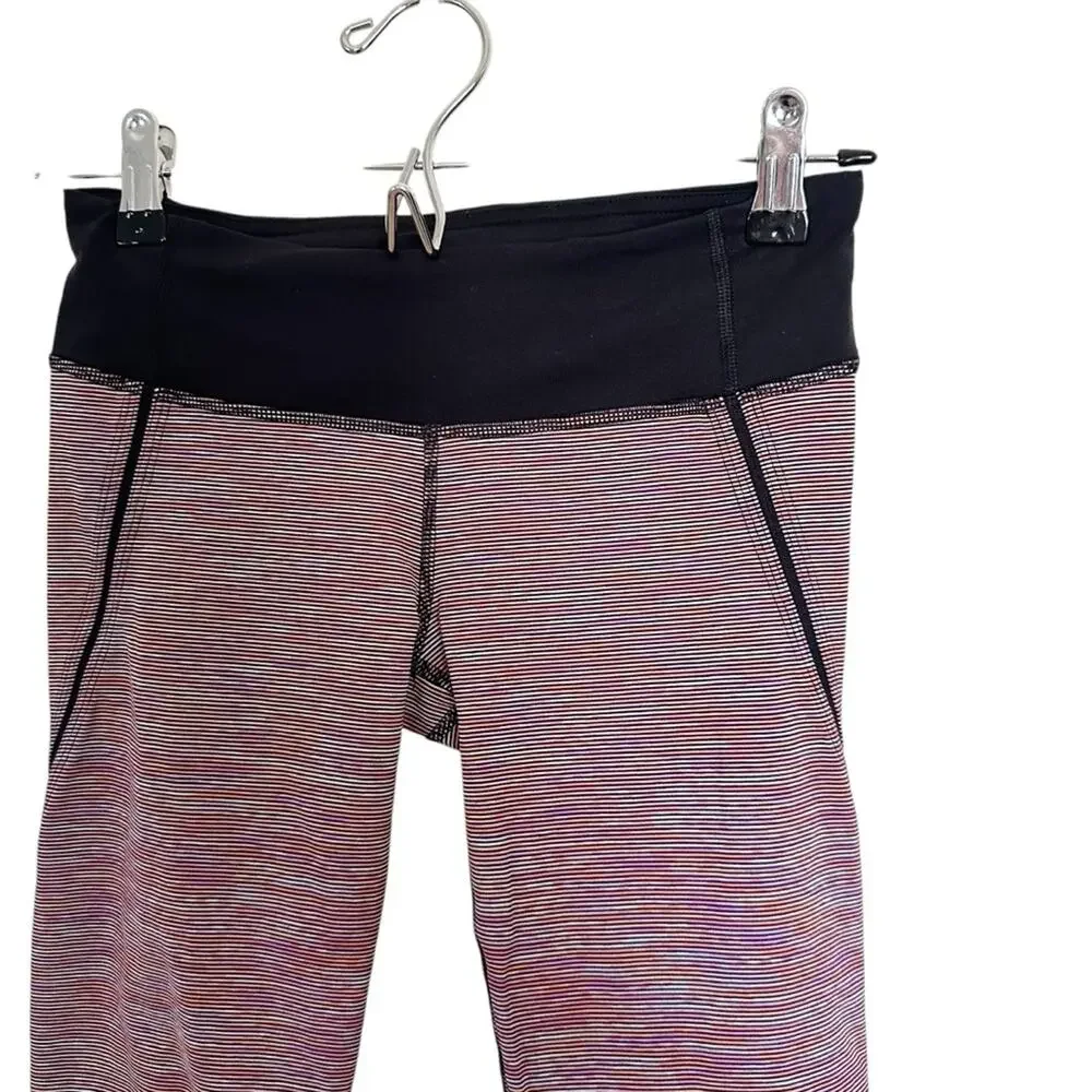 Lululemon Run: Excel Crop Wee Are From Space Capri Leggings